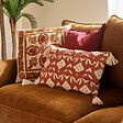 ATMOSPHERA - Housse de coussin Sienna 30x50cm terracotta - vignette