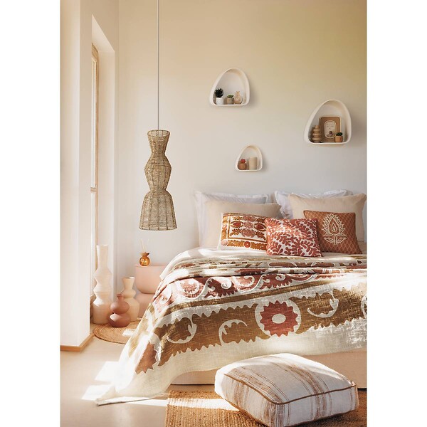 ATMOSPHERA - Housse de coussin Sienna 30x50cm terracotta - large