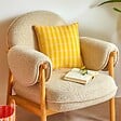 ATMOSPHERA - Coussin Poolside 40x40cm jaune - vignette