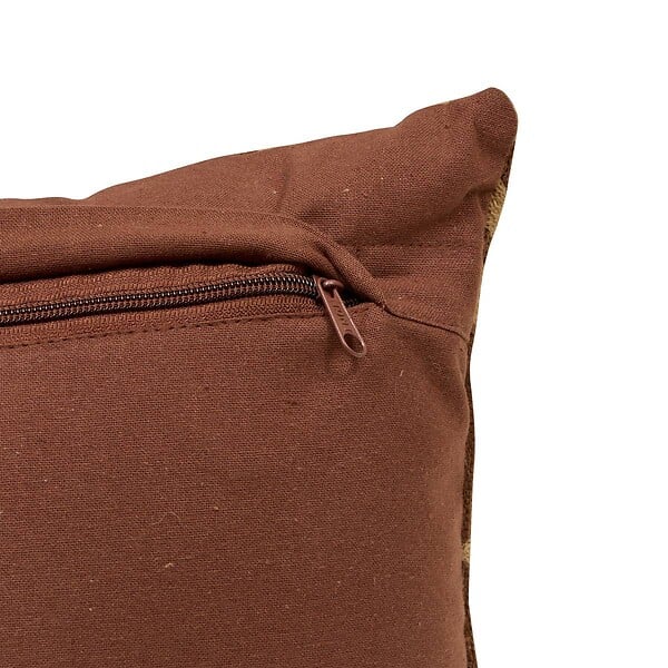 ATMOSPHERA - Coussin Hary marron 50x30cm - large