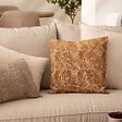 ATMOSPHERA - Housse de coussin Jeni chenille marron 40x40cm - vignette