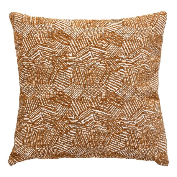 ATMOSPHERA - Housse de coussin Jeni chenille marron 40x40cm - large