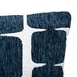 ATMOSPHERA - Housse de coussin Jeni chenille bleu égéen 50x30cm - vignette