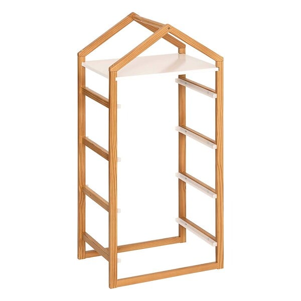 ATMOSPHERA - Meuble de rangement 4 étagères Bako blanc 43x94,5cm - large