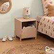 ATMOSPHERA - Table de chevet enfant Douceur beige 35,5x40cm - vignette