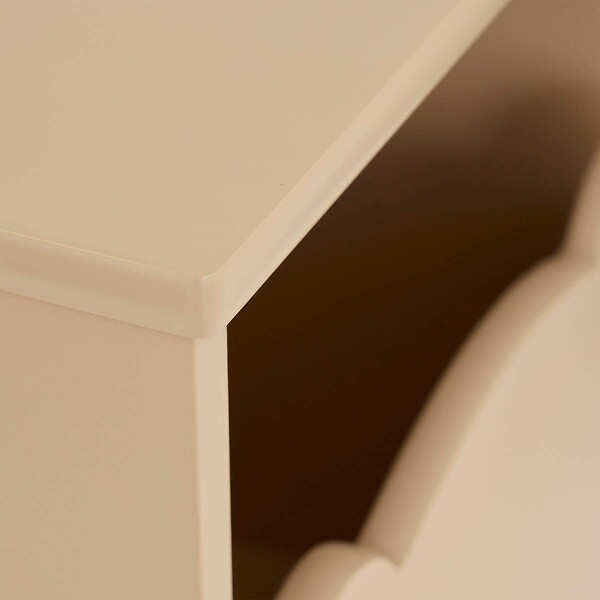 ATMOSPHERA - Table de chevet enfant Douceur beige 35,5x40cm - large