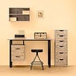 5 FIVE SIMPLY SMART - Caisson 6 tiroirs effet bois naturel - vignette