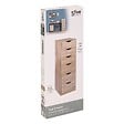 5 FIVE SIMPLY SMART - Caisson 6 tiroirs effet bois naturel - vignette