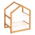 ATMOSPHERA - Meuble de rangement 2 étagères Bako blanc 43x54,5cm - vignette