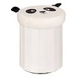ATMOSPHERA - Pouf-coffre enfant panda pliant "Andy" noir & blanc D30x36cm - vignette