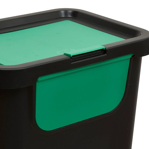 5 FIVE SIMPLY SMART - Lot de 3 poubelles de tri 24L - large