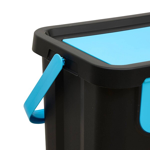 5 FIVE SIMPLY SMART - Lot de 3 poubelles de tri 24L - large