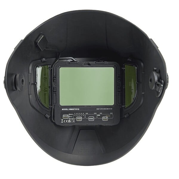 VITO - Masque de soudure Electronique Vision Panoramique 180C° Din 4-13 LCD auto-obscurcissant, Protection UV IR, MIG MAG TIG MMA VITO - large