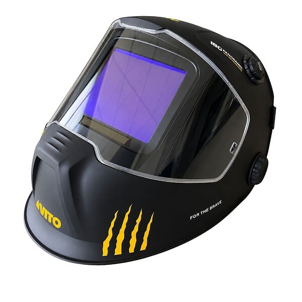 VITO - Masque de soudure Electronique Vision Panoramique 180C° Din 4-13 LCD auto-obscurcissant, Protection UV IR, MIG MAG TIG MMA VITO - large