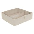 5 FIVE SIMPLY SMART - Rangement tiroir "Groomy" 2 compartiments beige 36x36cm - vignette