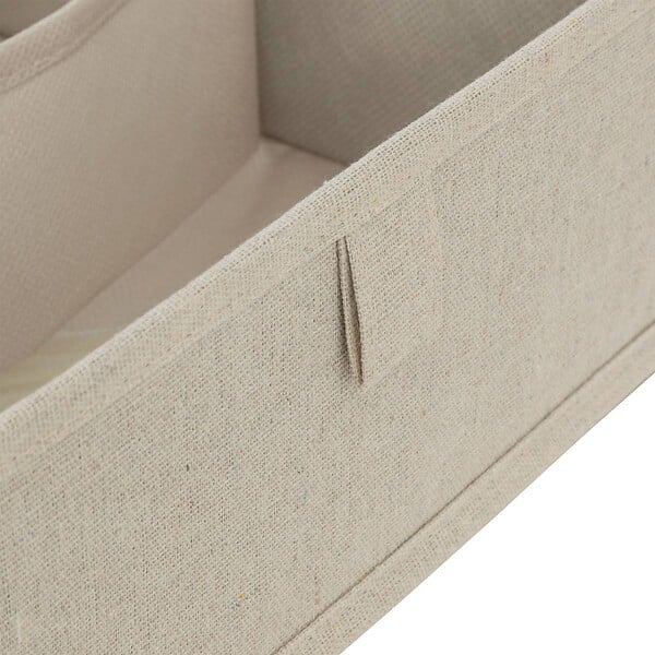 5 FIVE SIMPLY SMART - Rangement tiroir "Groomy" 2 compartiments beige 36x36cm - large