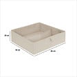 5 FIVE SIMPLY SMART - Rangement tiroir "Groomy" 2 compartiments beige 36x36cm - vignette