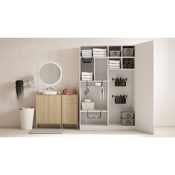 5 FIVE SIMPLY SMART - Etagère suspendue Spacy noir - large