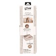 5 FIVE SIMPLY SMART - Rangement tiroir "Groomy" 16 compartiments beige 31x31cm - vignette