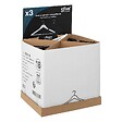 5 FIVE SIMPLY SMART - 3 cintres en bois Noir Rubber - Noir - vignette