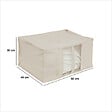 5 FIVE SIMPLY SMART - Housse de rangement "Groomy" souple beige 60x30cm - vignette