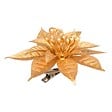 FEERIC LIGHTS & CHRISTMAS - SDN PLAST FLEUR X5 DORE 8CM - vignette