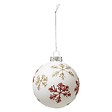 FEERIC LIGHTS & CHRISTMAS - Boule de Noël en Verre 80 mm Flocon 3 Assortiment - vignette