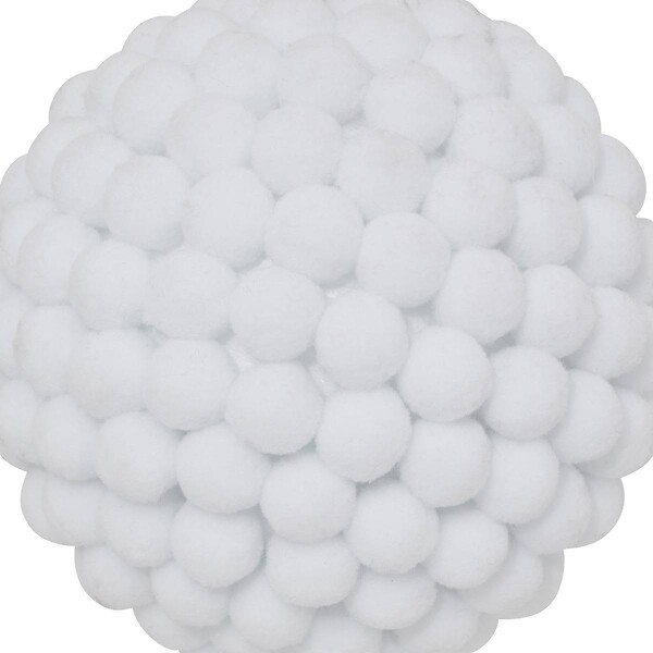 FEERIC LIGHTS & CHRISTMAS - BDN PLF BOULES COTON BL 150MM - large