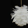 FEERIC LIGHTS & CHRISTMAS - Sujet boule plumes bout pailletés - vignette