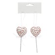 FEERIC LIGHTS & CHRISTMAS - SDN PLF SUCETTE X2 COEUR 11CM - vignette