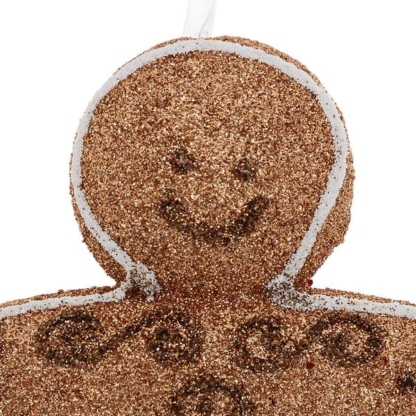 FEERIC LIGHTS & CHRISTMAS - Sujet bonhomme pain d'épice polystyrène H.15cm marron - large