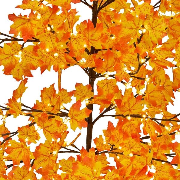 FEERIC LIGHTS & CHRISTMAS - Arbre orange lumineux extérieur 300 LED blanc chaud H.200cm - large