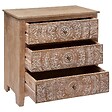 ATMOSPHERA - Commode "Shirel" manguier 3 tiroirs - vignette