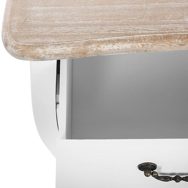 ATMOSPHERA - Chiffonnier "Chrysa" blanc 3 tiroirs - large