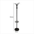 5 FIVE SIMPLY SMART - Porte-manteaux "Strongy" 8 crochets H175cm - vignette