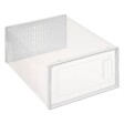 5 FIVE SIMPLY SMART - Boîte range-chaussures "Stak" L en plastique - vignette
