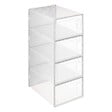 5 FIVE SIMPLY SMART - Lot de 4 boîtes range-chaussures plastique M - vignette
