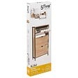 5 FIVE SIMPLY SMART - Meuble range-chaussures 3 tiroirs "Aliaj" effet chêne naturel - vignette