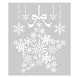 FEERIC LIGHTS & CHRISTMAS - Sticker forme flocons 29X40 - vignette