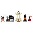 FEERIC LIGHTS & CHRISTMAS - Lot de 5 santons pour village musique - vignette