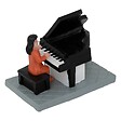 FEERIC LIGHTS & CHRISTMAS - Lot de 5 santons pour village musique - vignette