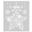 FEERIC LIGHTS & CHRISTMAS - Sticker forme flocons 29X40 - vignette