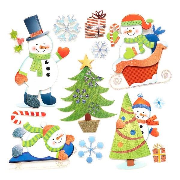 FEERIC LIGHTS & CHRISTMAS - Sticker funny 30X30 - large