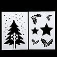 FEERIC LIGHTS & CHRISTMAS - Lot de 2 pochoirs de noël 21X37 - vignette
