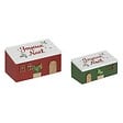 FEERIC LIGHTS & CHRISTMAS - BOITES BOIS MAISON X2 - vignette
