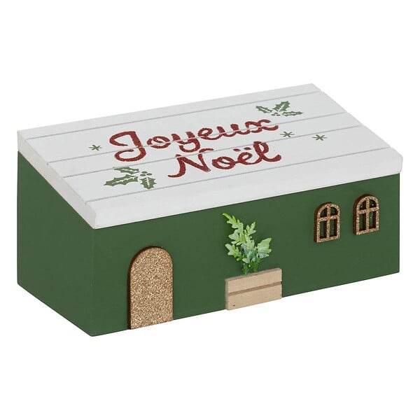 FEERIC LIGHTS & CHRISTMAS - BOITES BOIS MAISON X2 - large