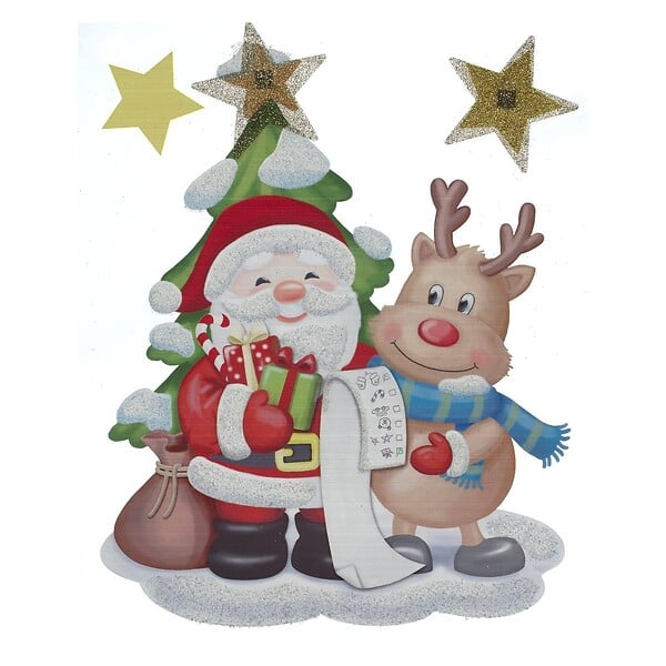 FEERIC LIGHTS & CHRISTMAS - Stickers POP UP Père Noël et Compagnie - large