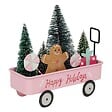 FEERIC LIGHTS & CHRISTMAS - CHARIOT METAL ROSE LED 18CM - vignette