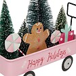 FEERIC LIGHTS & CHRISTMAS - CHARIOT METAL ROSE LED 18CM - vignette