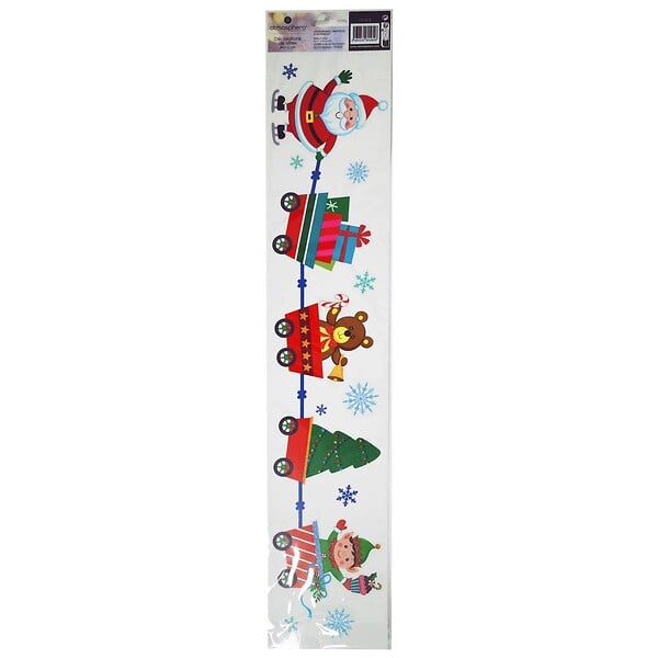 FEERIC LIGHTS & CHRISTMAS - Décovitre wagons 60x12cm, 4 assortiments - large
